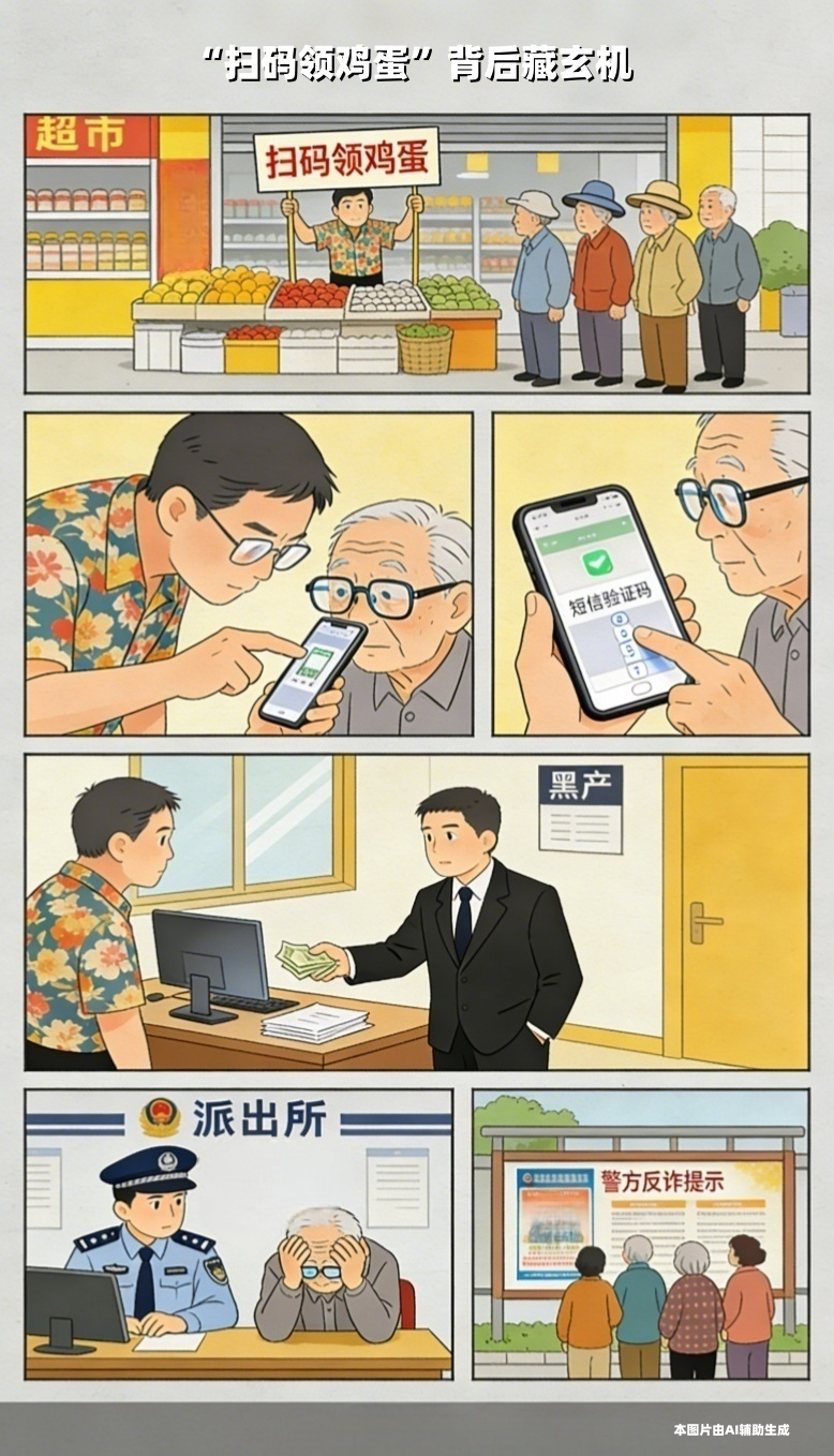 漫说反诈|“扫码领礼品”警惕验证码被骗取